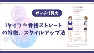 ガッチリ見えIタイプ≒骨格ストレートの特徴、スタイルアップ法